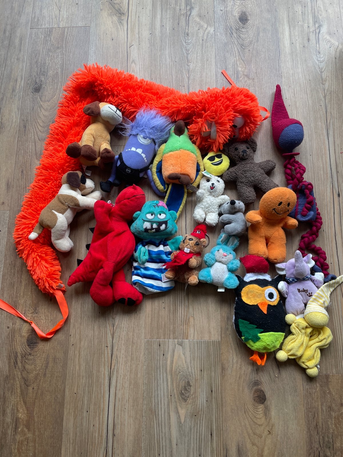 Grote verzameling knuffels, diverse soorten en maten, Gebruikt, Overige merken, Overige karakters, Overige typen