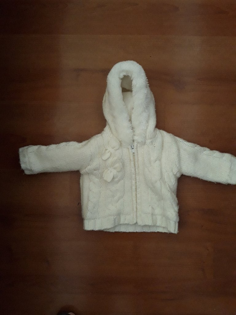 wit vest, Ophalen, Zo goed als nieuw, Meisje, Truitje of Vestje