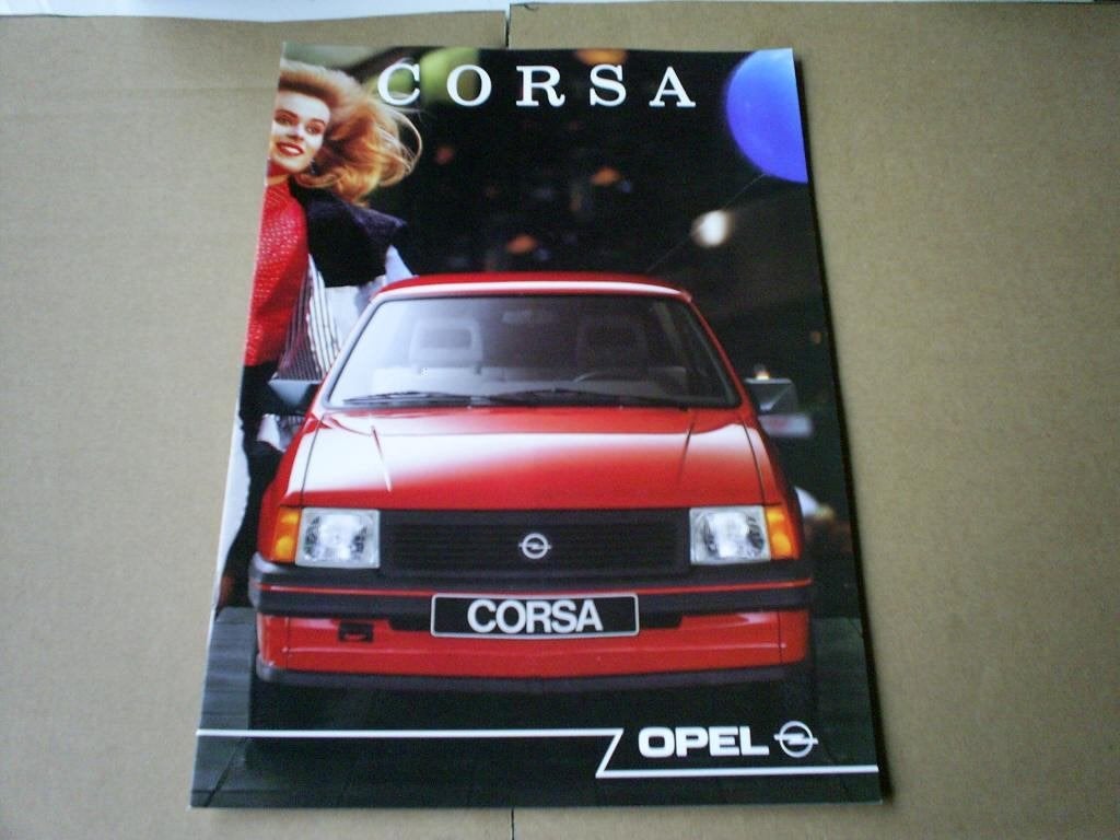 Opel Corsa 9 / 1988 24 pag., Verzenden, Zo goed als nieuw, Opel