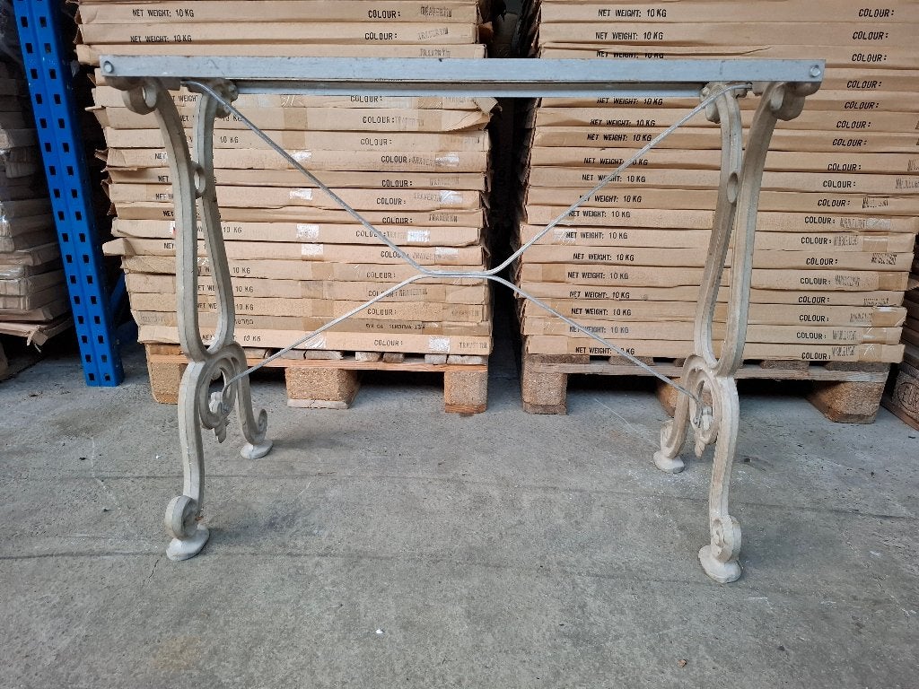 6x Aluminium Tafelonderstellen–NIEUW IN DOOS (Horeca/Terras), Ophalen, Nieuw, Rechthoekig, Aluminium
