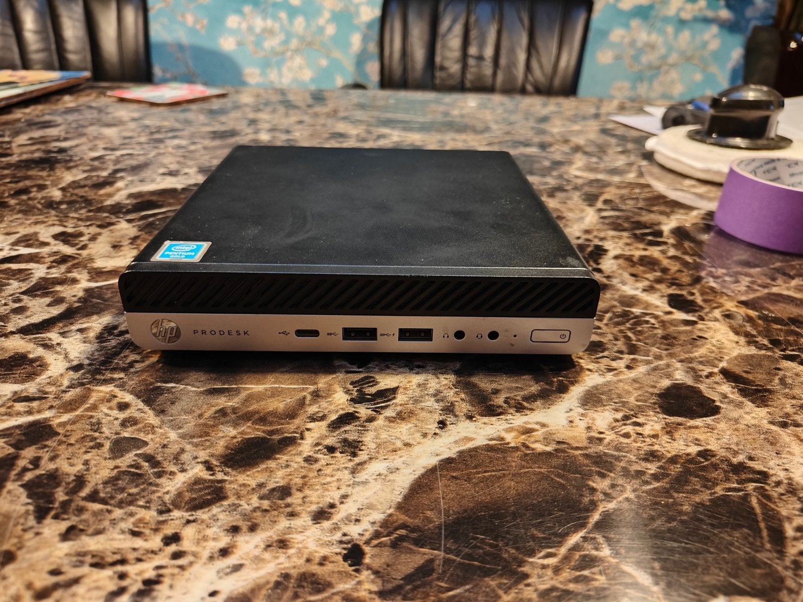 HP ProDesk 600 G3 Mini Desktop PC - Intel Pentium Gold, Computers en Software, Desktop Pc's, Zo goed als nieuw, Onbekend, Ophalen of Verzenden