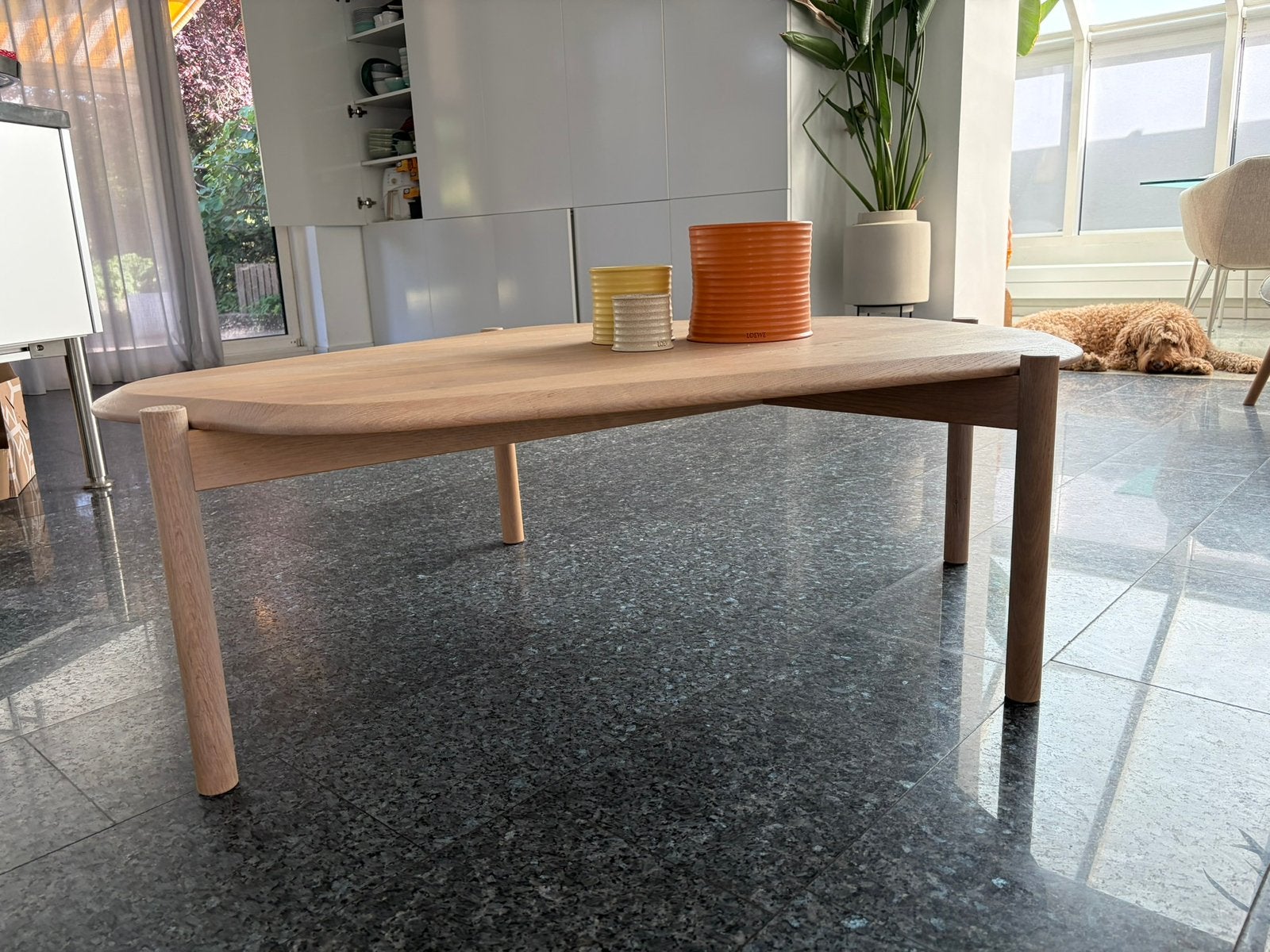 Bolia island coffee table, Ophalen, 100 tot 150 cm, Eikenhout, 50 tot 100 cm