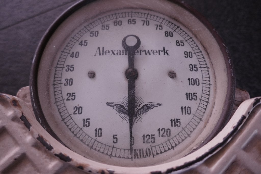 Antieke Alexander werk weegschaal, Ophalen of Verzenden, Gebruikt, 500 gram of grover, Minder dan 10 kg