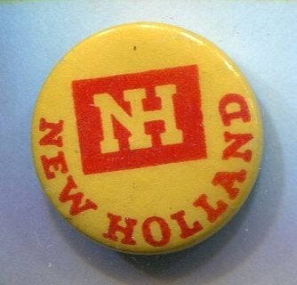 NH New Holland tractor button ( F_287), Verzenden, Nieuw, Transport, Speldje of Pin