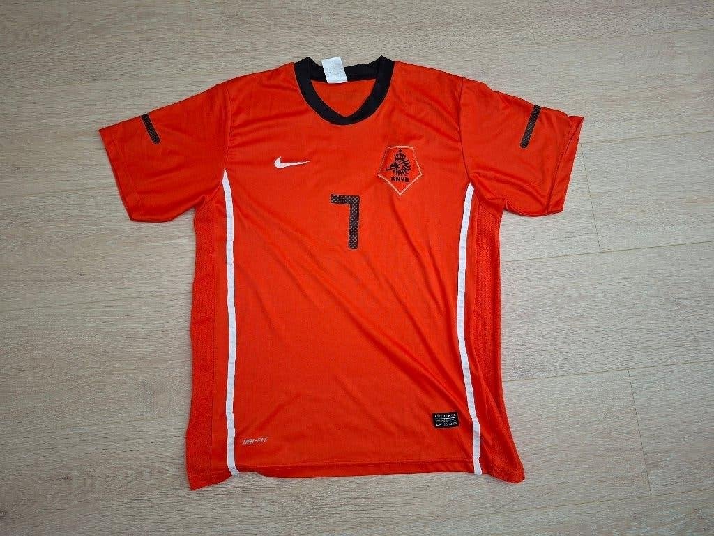 Nike Oranje Tenue - Kuyt - nummer 7, Maat 52/54 (L), Nike, Oranje, Ophalen of Verzenden