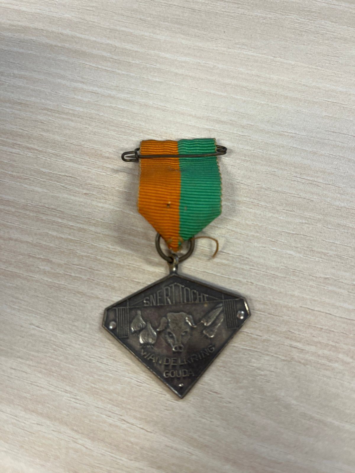 Sneritocht Wandelkring Gouda Medaille, Ophalen of Verzenden, Overige materialen, Nederland