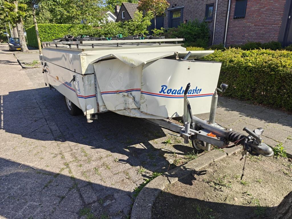 Schade - Roadmaster Family S Vouwwagen, Caravans en Kamperen, Aanwezig, Meer dan 6, Groen, Ophalen