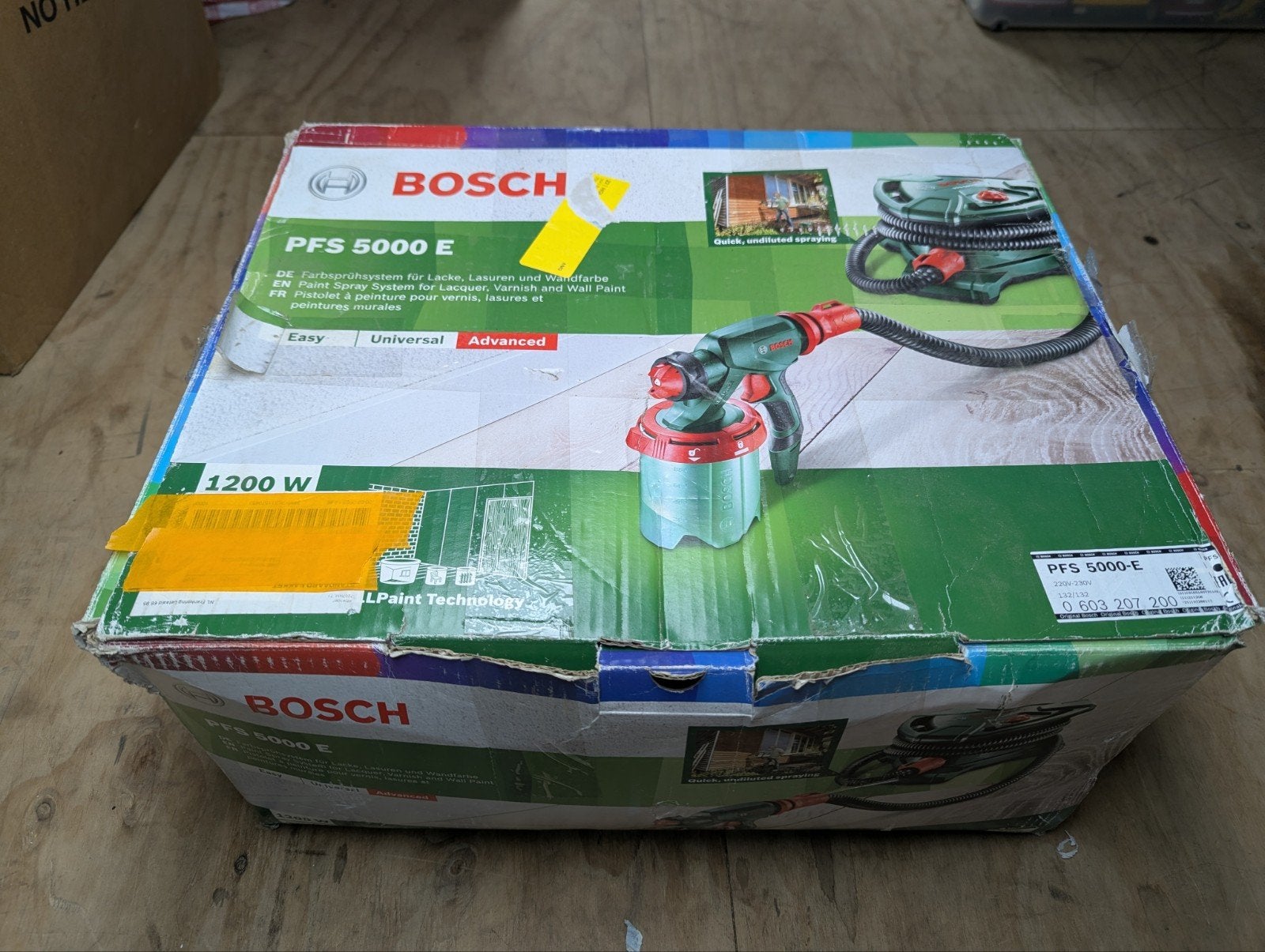 Bosch PFS 5000 E verfspuitsysteem, Ophalen of Verzenden, Gebruikt