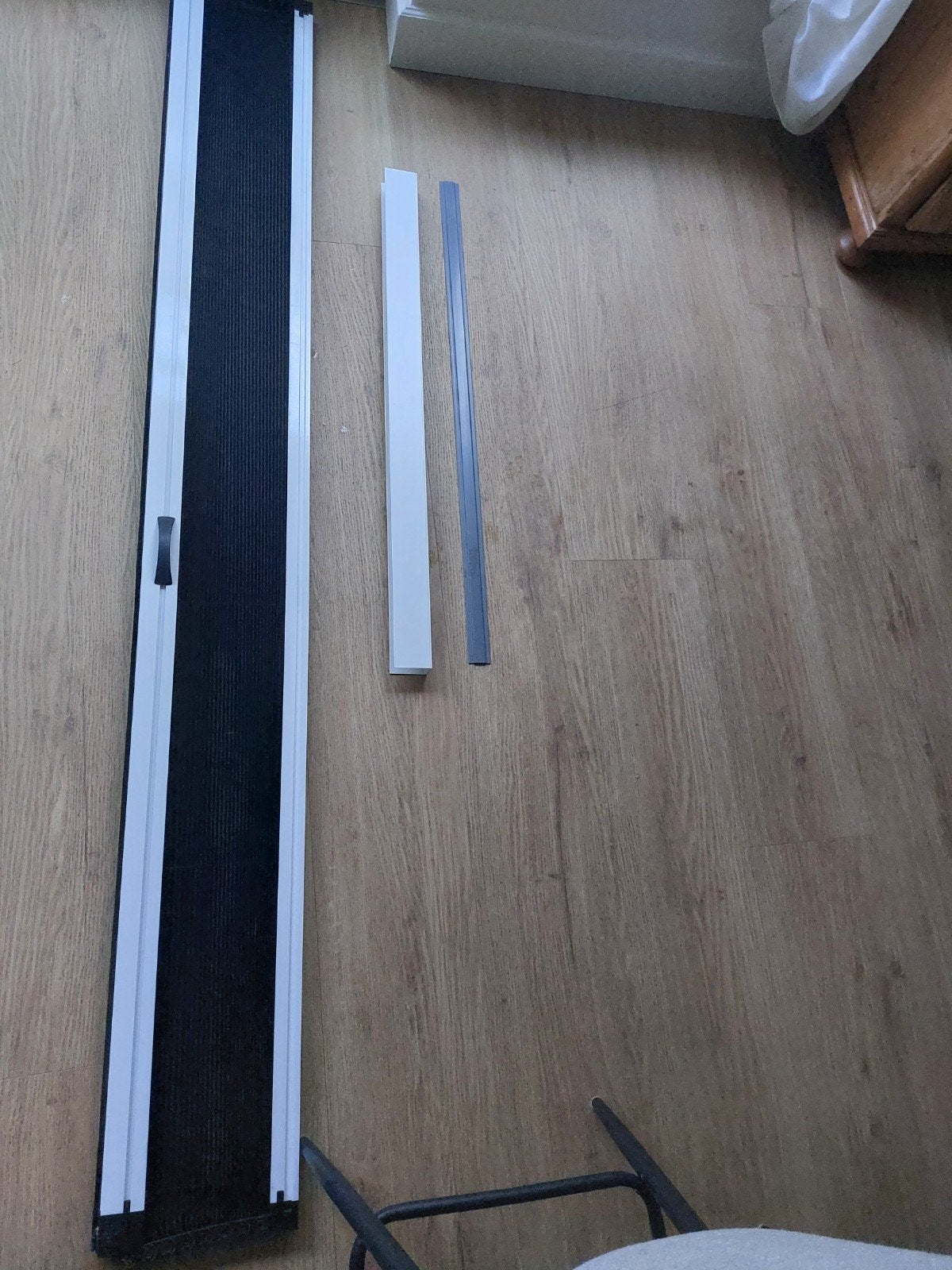 Hamstra Plissé Hordeur - 95 cm breed, 206-209 cm hoog, Ophalen, Gebruikt, 80 tot 100 cm, Hordeur