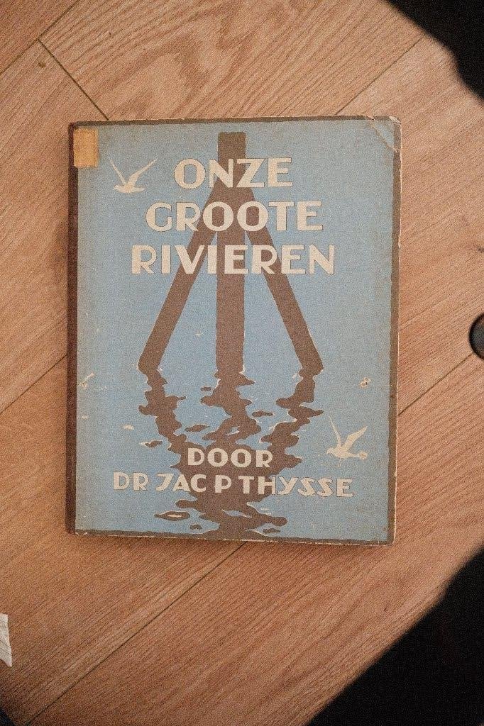 Verkade-album: Onze groote rivieren - Dr. Jac. P. Thijsse, Ophalen of Verzenden, Gelezen
