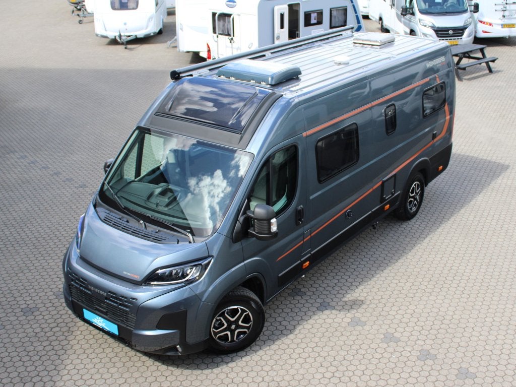 Weinsberg CaraBus 630 ME Enkele bedden 180PK Pano Automaat, Caravans en Kamperen, Campers, Automaat, Ringverwarming, Fiat, 6 tot 7 meter