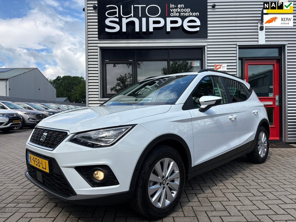 Seat Arona 1.0 TSI Style Business Intense Plus -ADAPTIVE CRU, Auto's, Gebruikt, Leder en Stof, Origineel Nederlands, Bedrijf