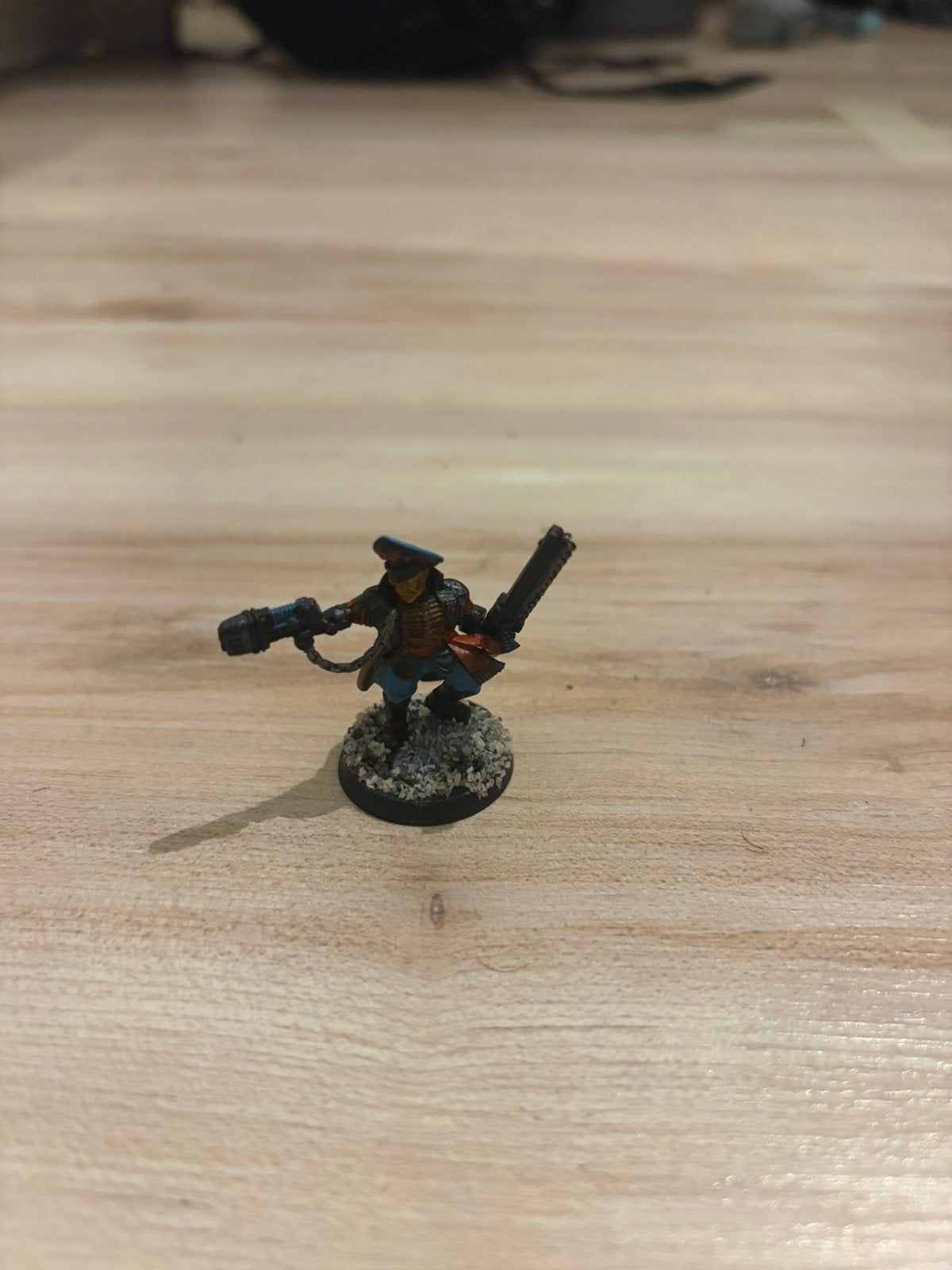 Warhammer 40k astra militarum commissar #3, Figuurtje(s), Ophalen of Verzenden, Geverfd, Warhammer 40000