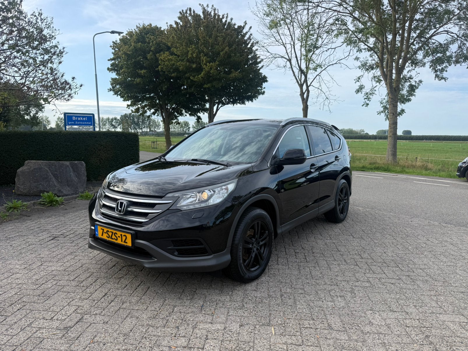Honda CR-V 1.6 I-dtec 88KW 2014 Zwart TREKHAAK/NAVI/LED!, Auto's, Voorwielaandrijving, Stof, Zwart, 4 cilinders