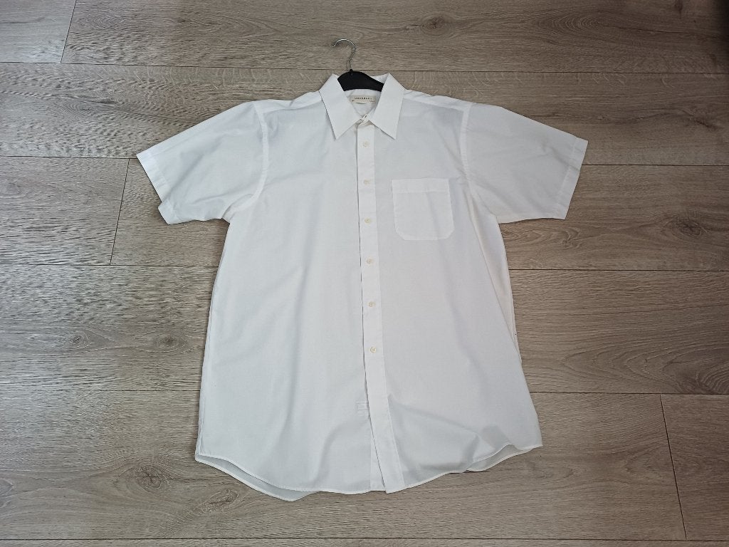 zgan wit overhemd Debenhams mt 42, Wit, Debenhams, Ophalen of Verzenden, Zo goed als nieuw