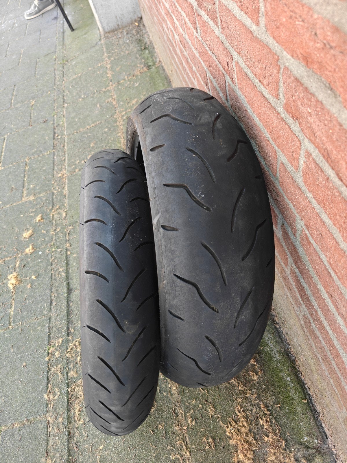 Bridgestone Battlax BT016 Pro Motorbanden Set (Gebruikt), Ophalen