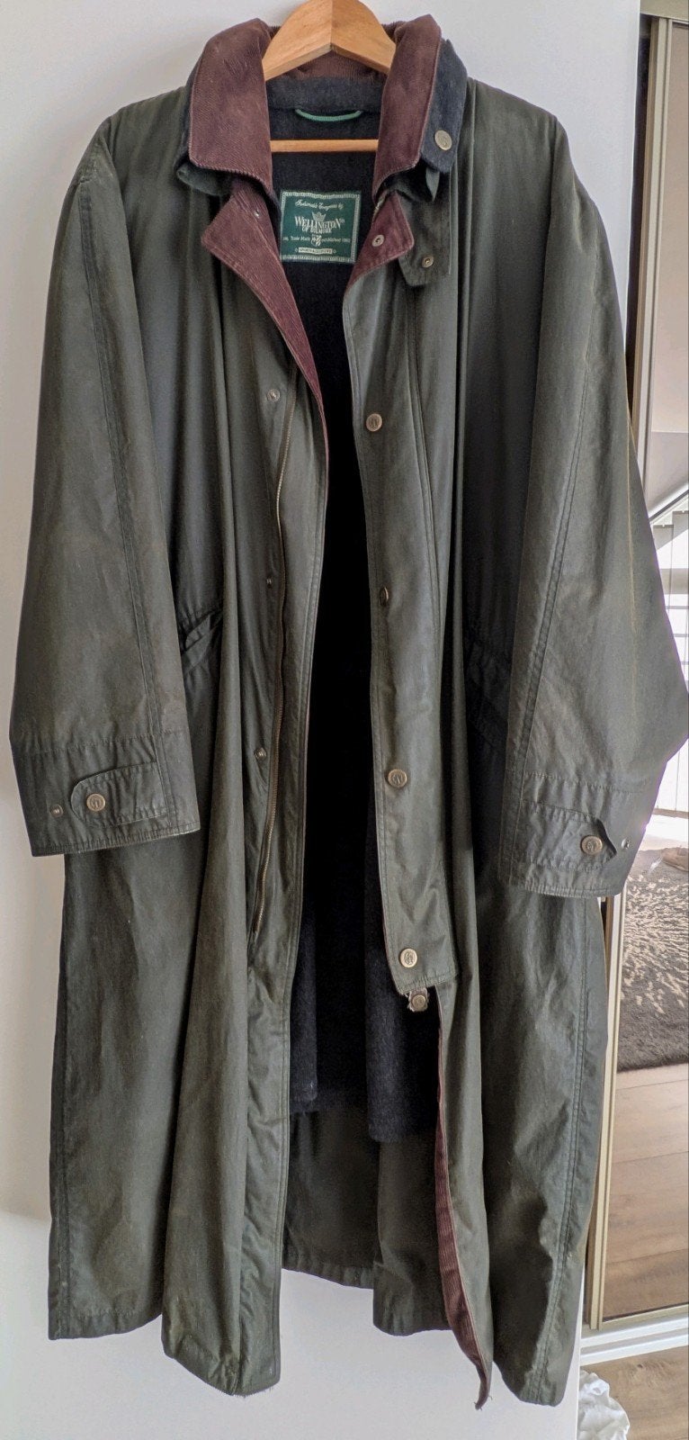 Wellington of Bilmore waxjas met uitneembare voering, maat L, Kleding | Heren, Jassen | Winter, Maat 52/54 (L), Wellington of Bilmore