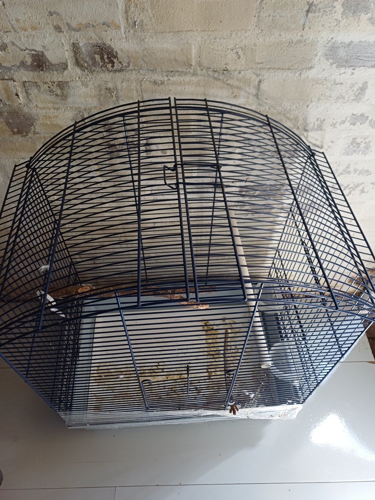 groote nette vogel kooi, Ophalen of Verzenden, Zo goed als nieuw, Metaal, Vogelkooi