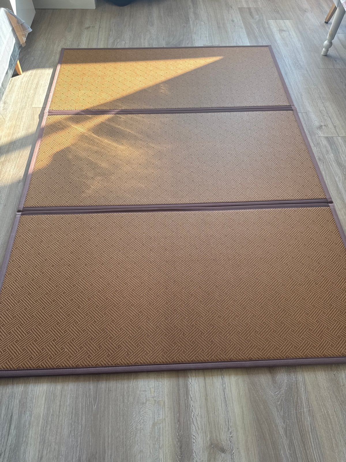 Vevor Tatami Mat - Opvouwbaar en Comfortabel, Huis en Inrichting, Ophalen, 100 tot 150 cm, Bruin, 200 cm of meer