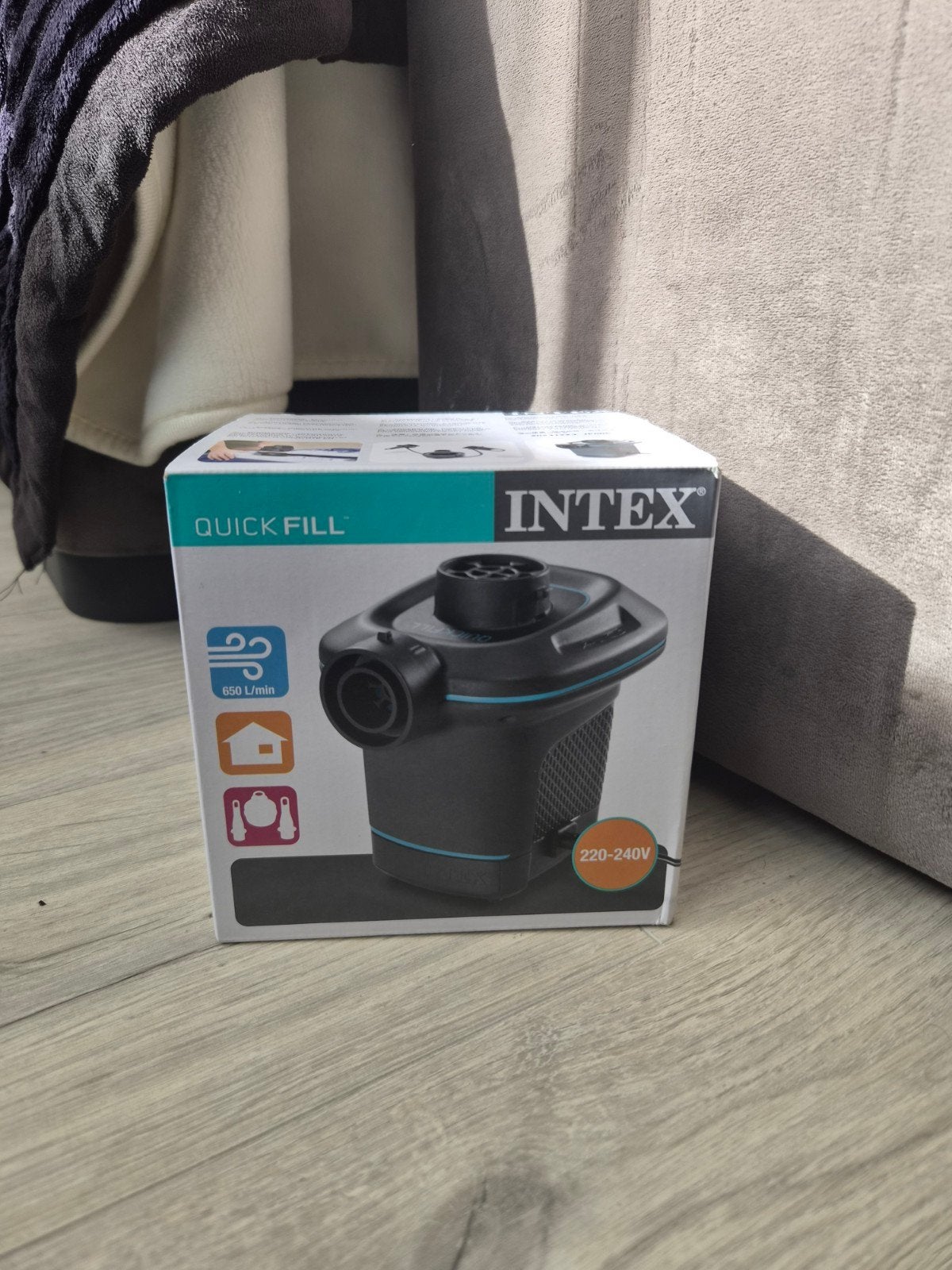 Intex Quick Fill elektrische luchtpomp 220-240V, Caravans en Kamperen, Ophalen, Nieuw, Elektrisch