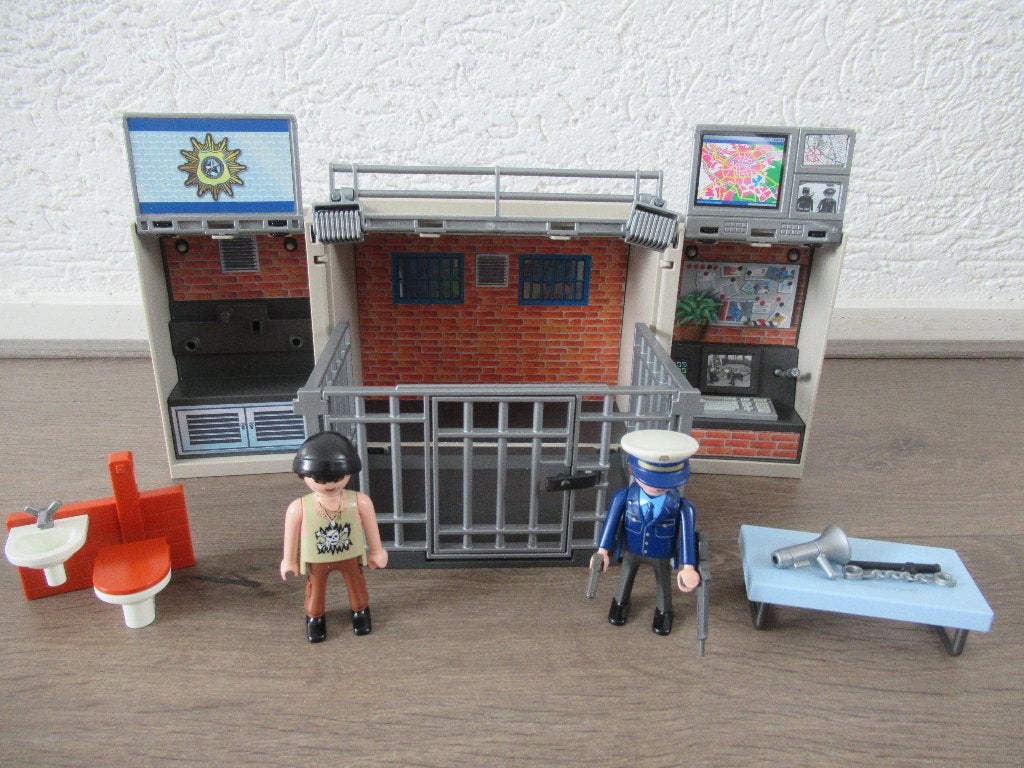 Playmobil speelbox politiestation 5421, Ophalen of Verzenden, Zo goed als nieuw