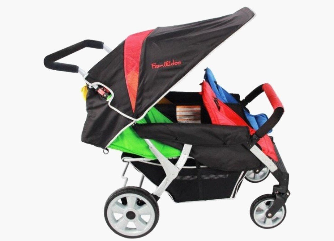 Familidoo Lidoo Star DJ04FRL+ 4-persoons kinderwagen, Ophalen
