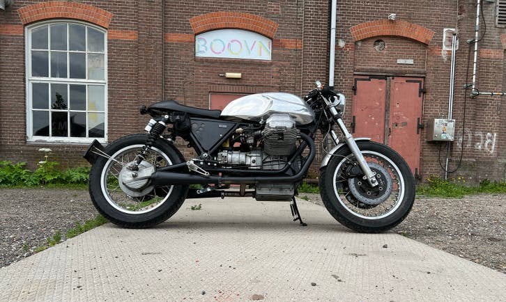 Unieke Moto Guzzi Caféracer (California '92) - Handgemaakt, Motoren, Motoren | Moto Guzzi, 2 cilinders, Sportuitlaat, Gebruikt