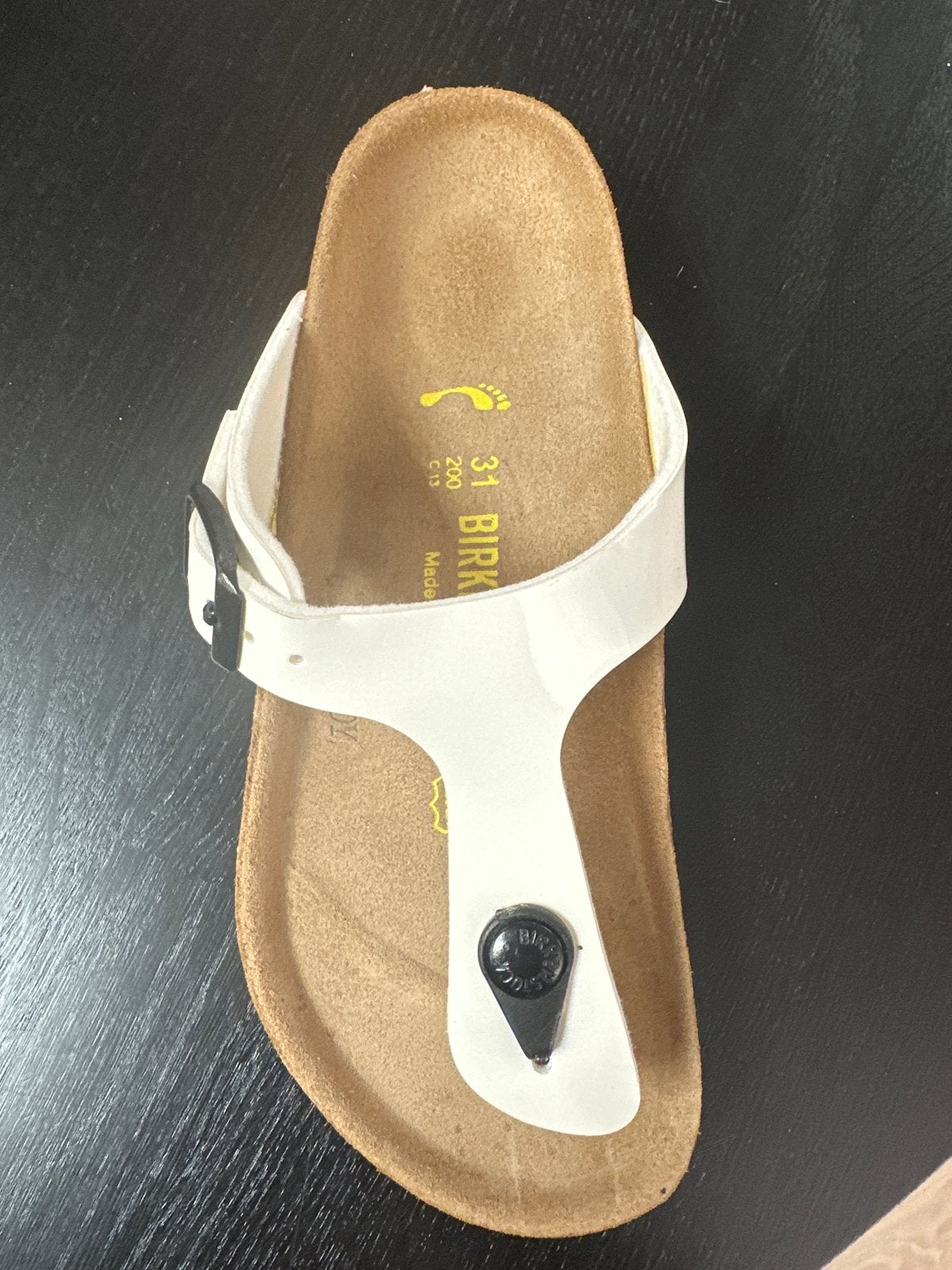 Birkenstock Gizeh teenslippers wit maat 31, Kinderen en Baby's, Ophalen of Verzenden, Nieuw