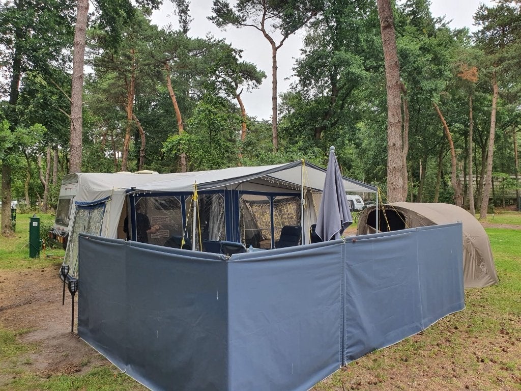 Isabella donkerblauw windscherm ZGAN, Ophalen of Verzenden, Zo goed als nieuw