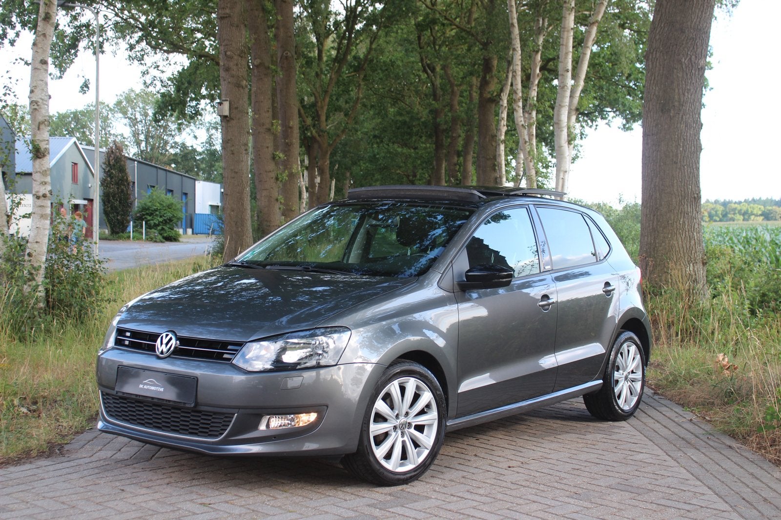 Volkswagen Polo 1.2 TSI 105PK grijs Pano/Cruise/stoelverwm, Auto's, Volkswagen, Voorwielaandrijving, USB, Zwart, 4 cilinders
