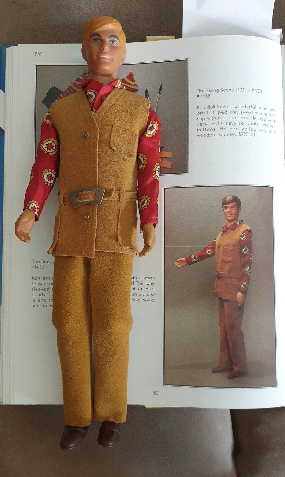(Barbie) KEN Mattel in outfit #1439 the suede scene 1971, Ophalen of Verzenden, Pop