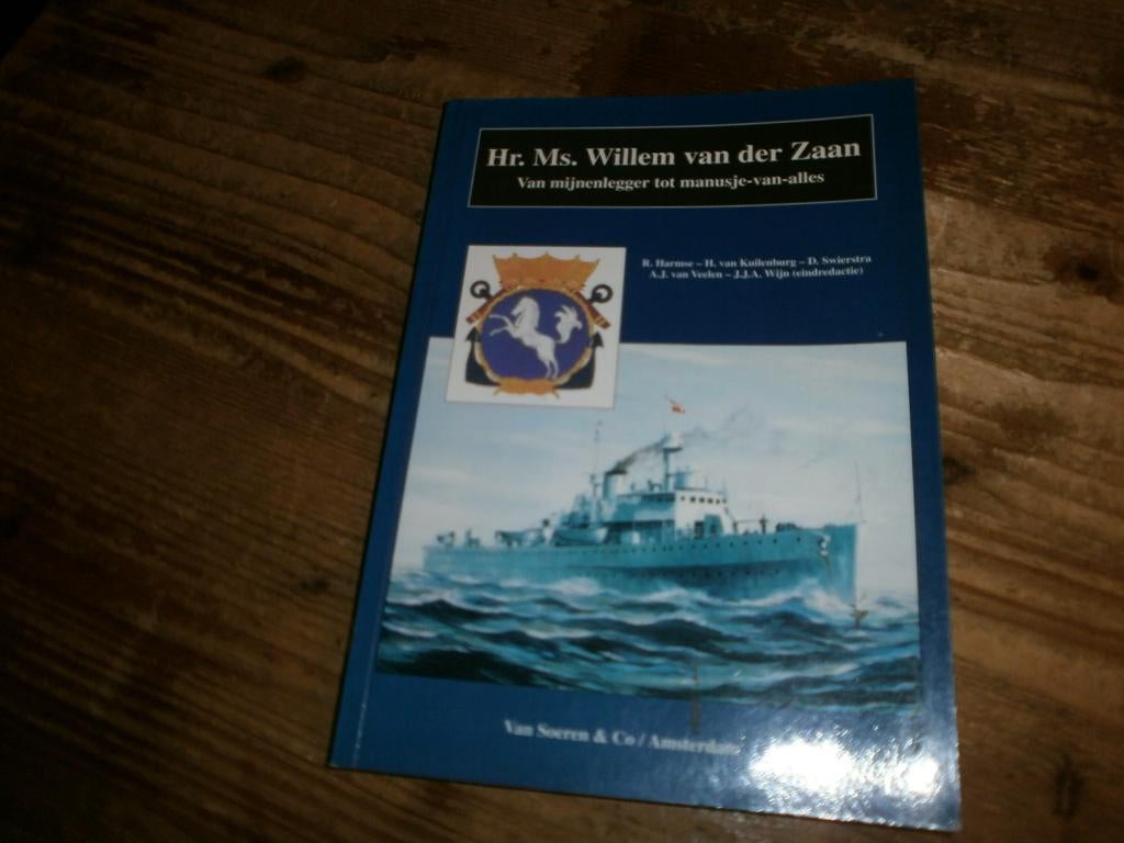 Hr Ms Willem van der Zaan mijnenlegger met bijzondere fotos, Ophalen of Verzenden, Tweede Wereldoorlog, Nieuw, Overige onderwerpen