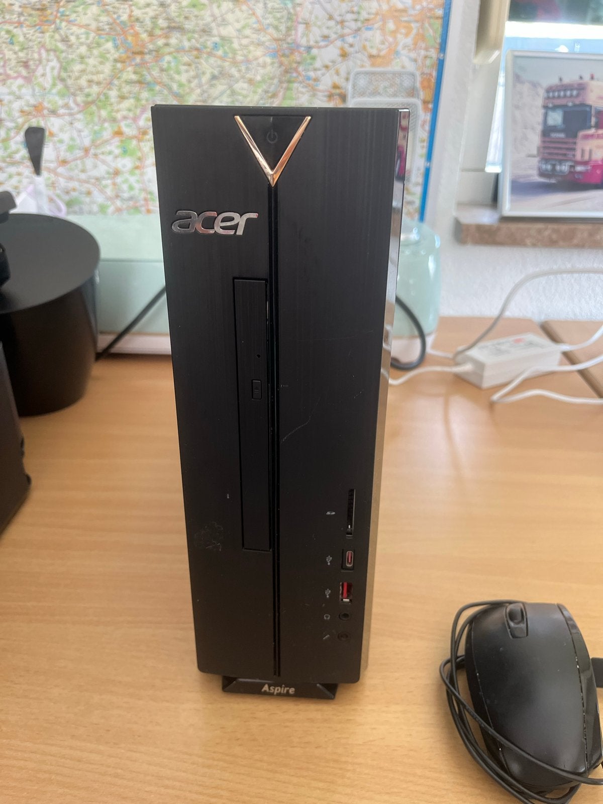 Acer Aspire XC-885 Desktop PC Compleet - Werkt, maar traag, Computers en Software, Desktop Pc's, Ophalen, Gebruikt, HDD, Met videokaart