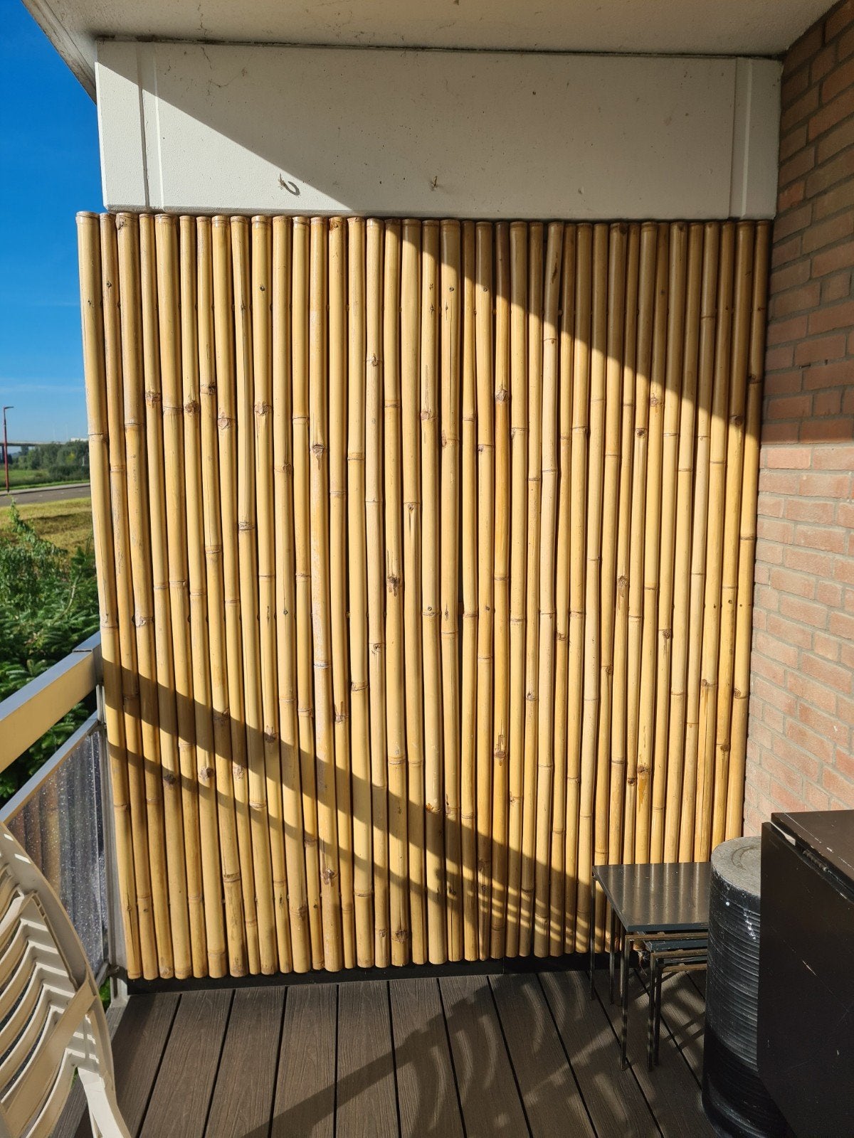 Bamboe schutting voor balkon of tuin, Tuin en Terras, Ophalen, Minder dan 3 meter, 1 tot 2 meter