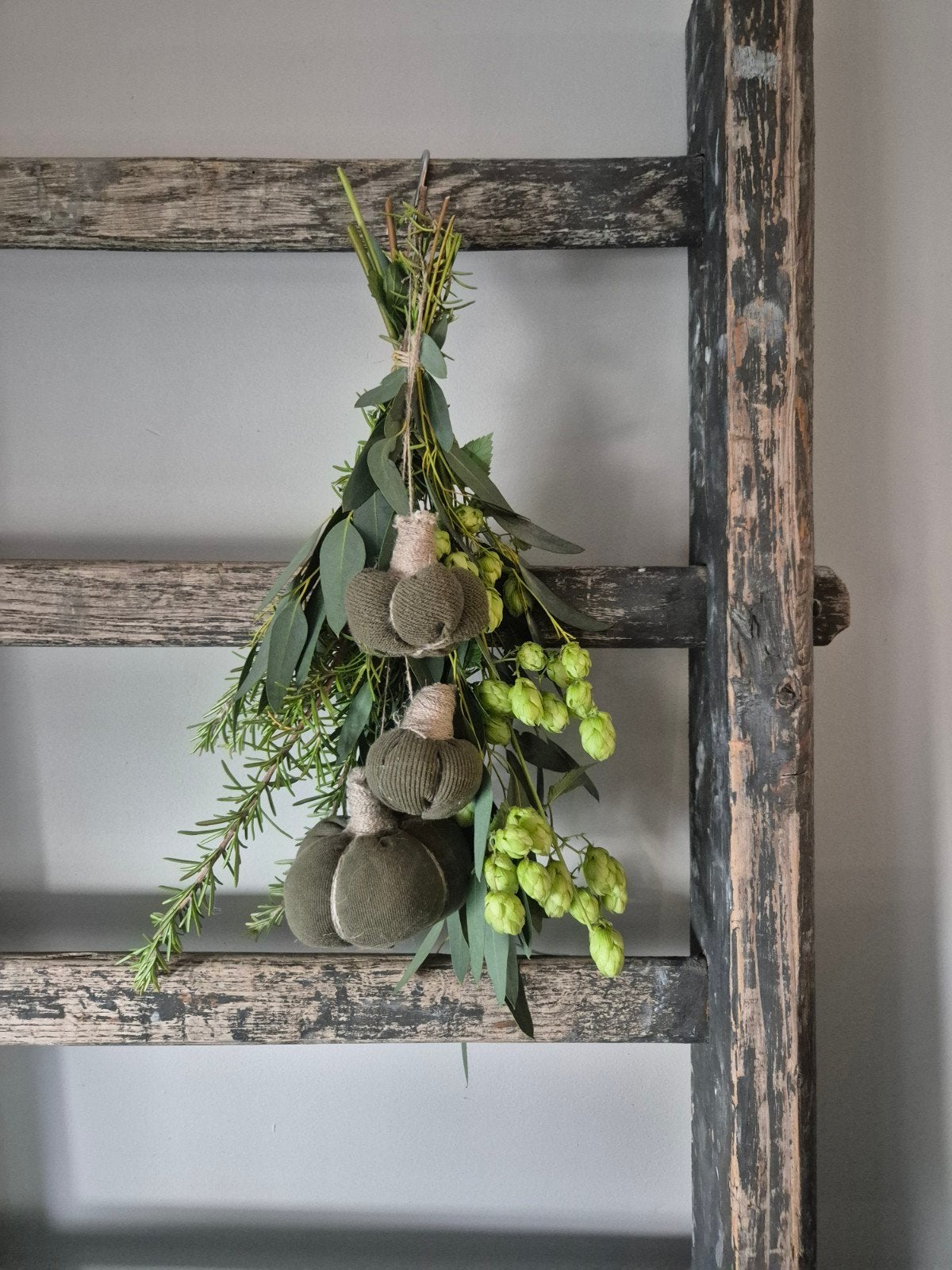 Toef met 3 groene stoffen pompoenen, Groen, Nieuw, Ophalen of Verzenden, Landelijk