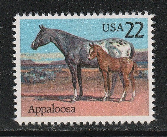 U.S.A 1985 - Paardenrassen, Ophalen, Postfris, Noord-Amerika