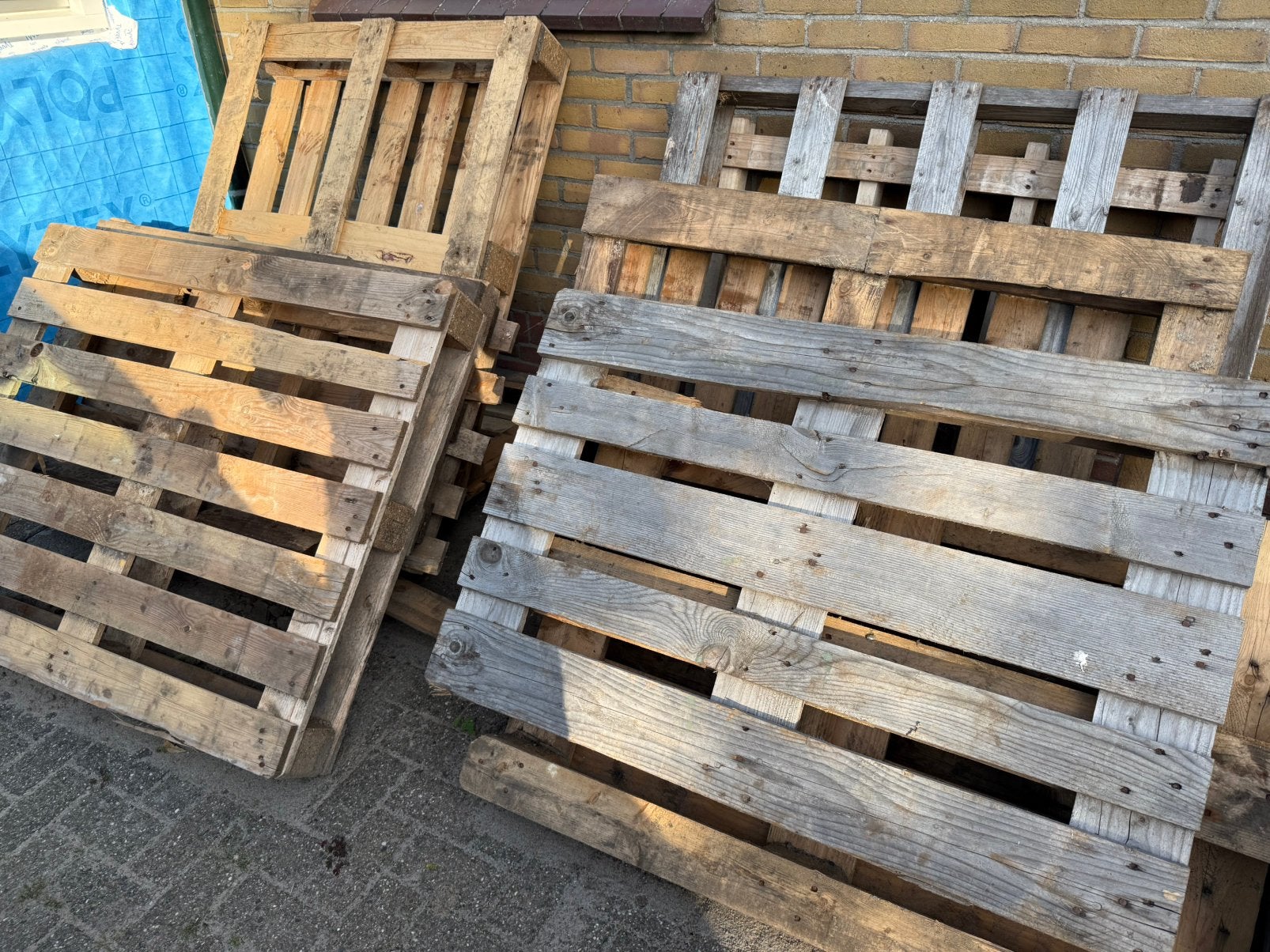 Gratis pallets, Ophalen, Zo goed als nieuw, Pallet, Minder dan 200 cm