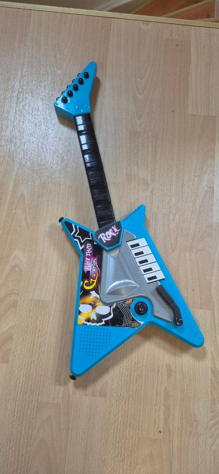 Blauwe speelgoedgitaar met keyboard voor kinderen, Ophalen, Gebruikt, Jongen of Meisje
