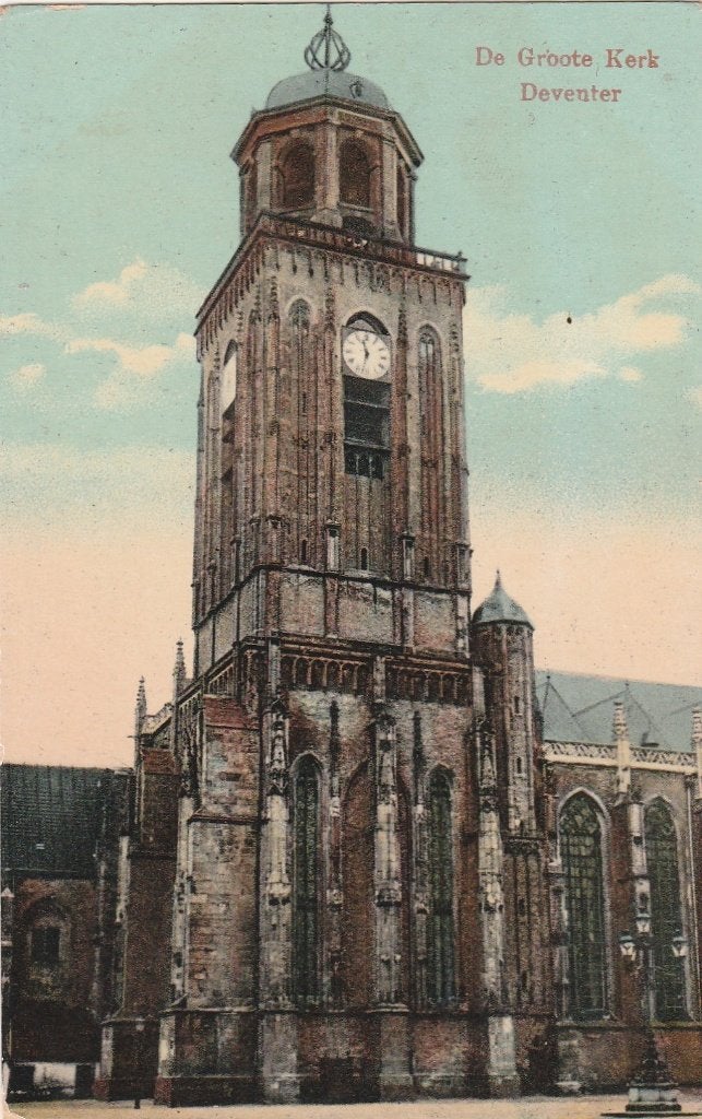 deventer- de groote kerk, Ophalen of Verzenden, Voor 1920, Overijssel