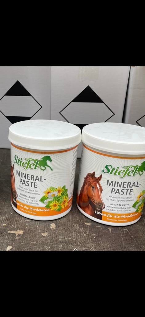 Stiefel Mineral Paste voor paardenbenen 2 kg, Ophalen of Verzenden, Nieuw
