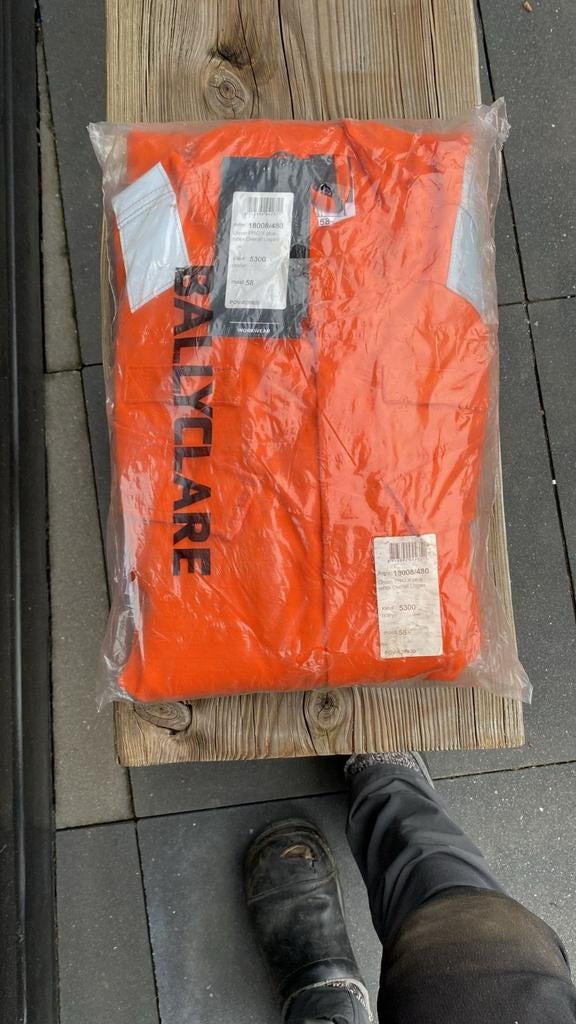 Nieuwe oranje werkoverall, Tuin en Terras, Werkkleding, Heren, Overall, Nieuw, Ophalen of Verzenden