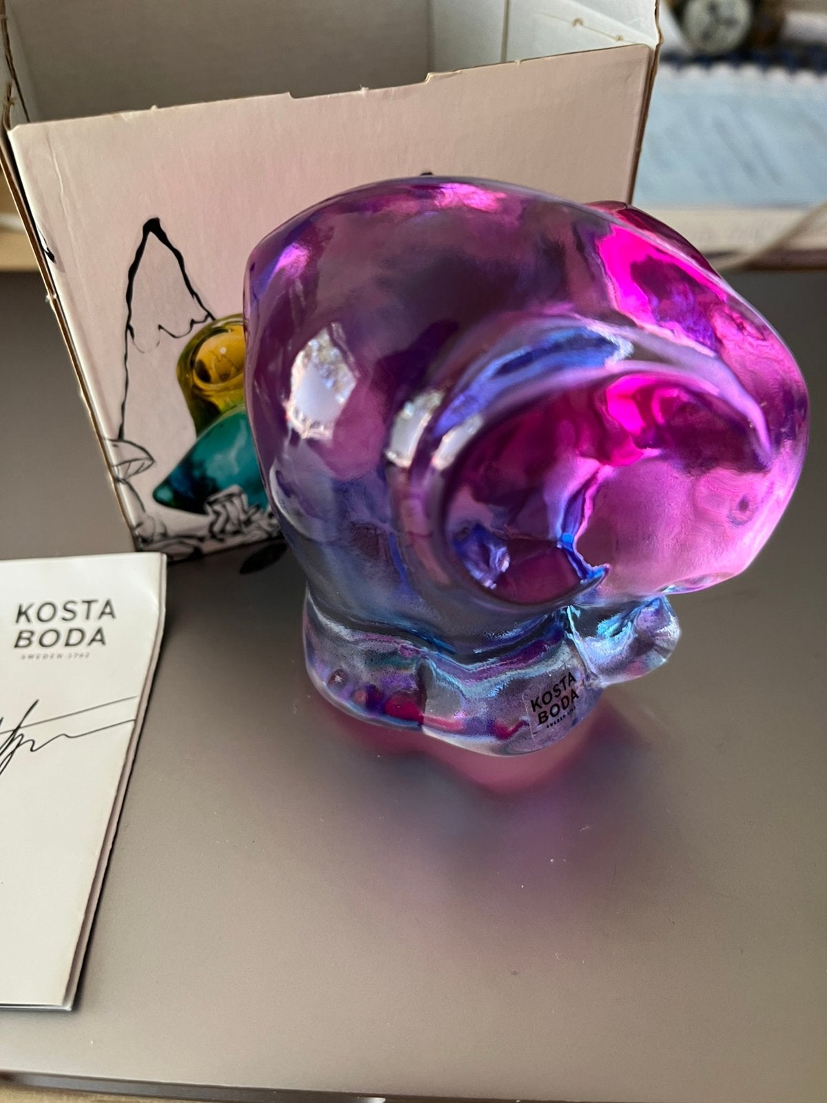 Kosta Boda “My Wide Life Babies - Toto the Elephant", Glas, Ophalen of Verzenden, 8 cm, Meerkleurig