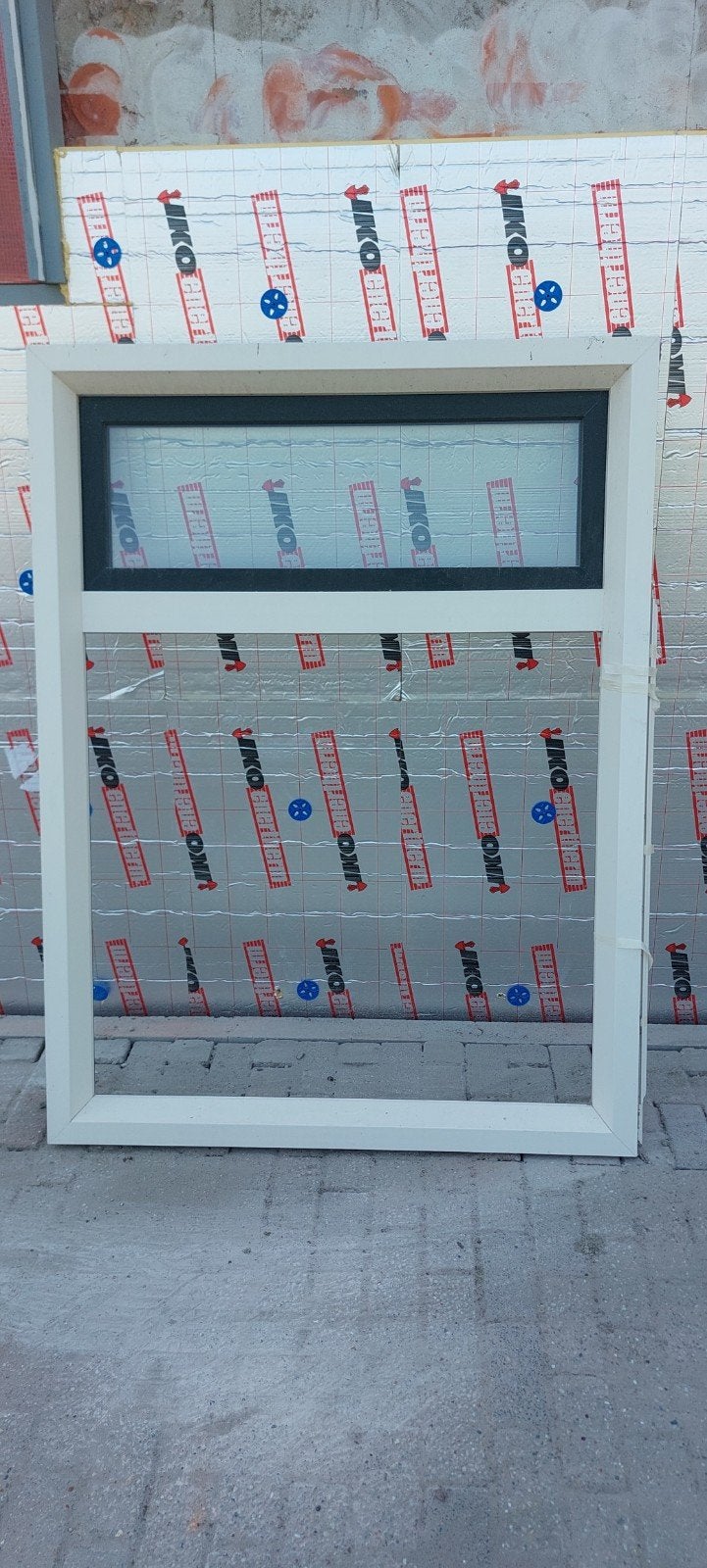 Kunststof raamkozijn, Kunststof, Raamkozijn, 150 tot 225 cm, Inclusief glas