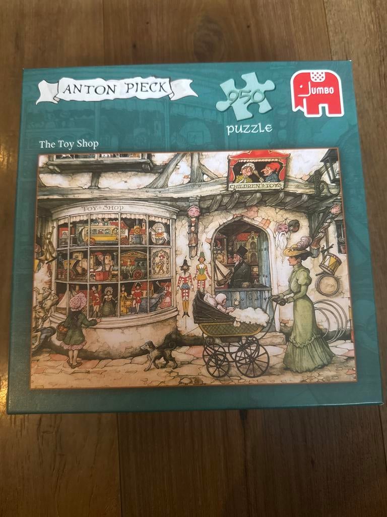 Anton Pieck Jumbo Puzzel - The Toy Shop, Hobby en Vrije tijd, Ophalen of Verzenden, Minder dan 500 stukjes, Zo goed als nieuw