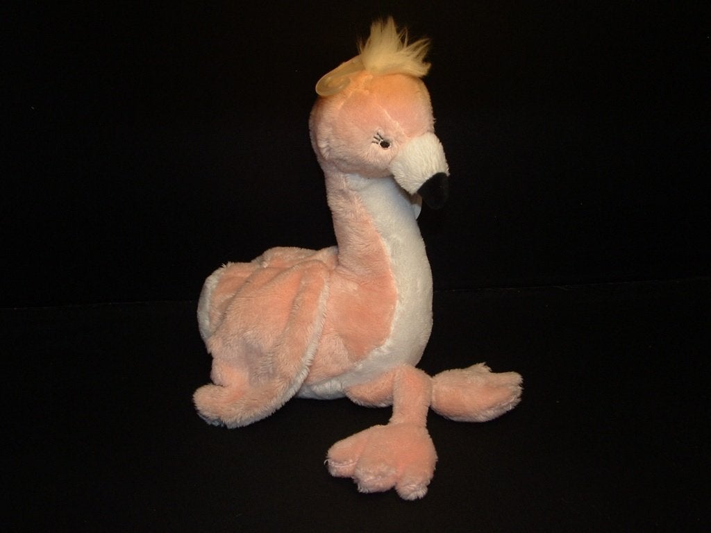 HAPPY HORSE FLAMINGO VOGEL FAY NR1 PLUCHE ZALMROZE, Ophalen of Verzenden, Nieuw, Overige typen