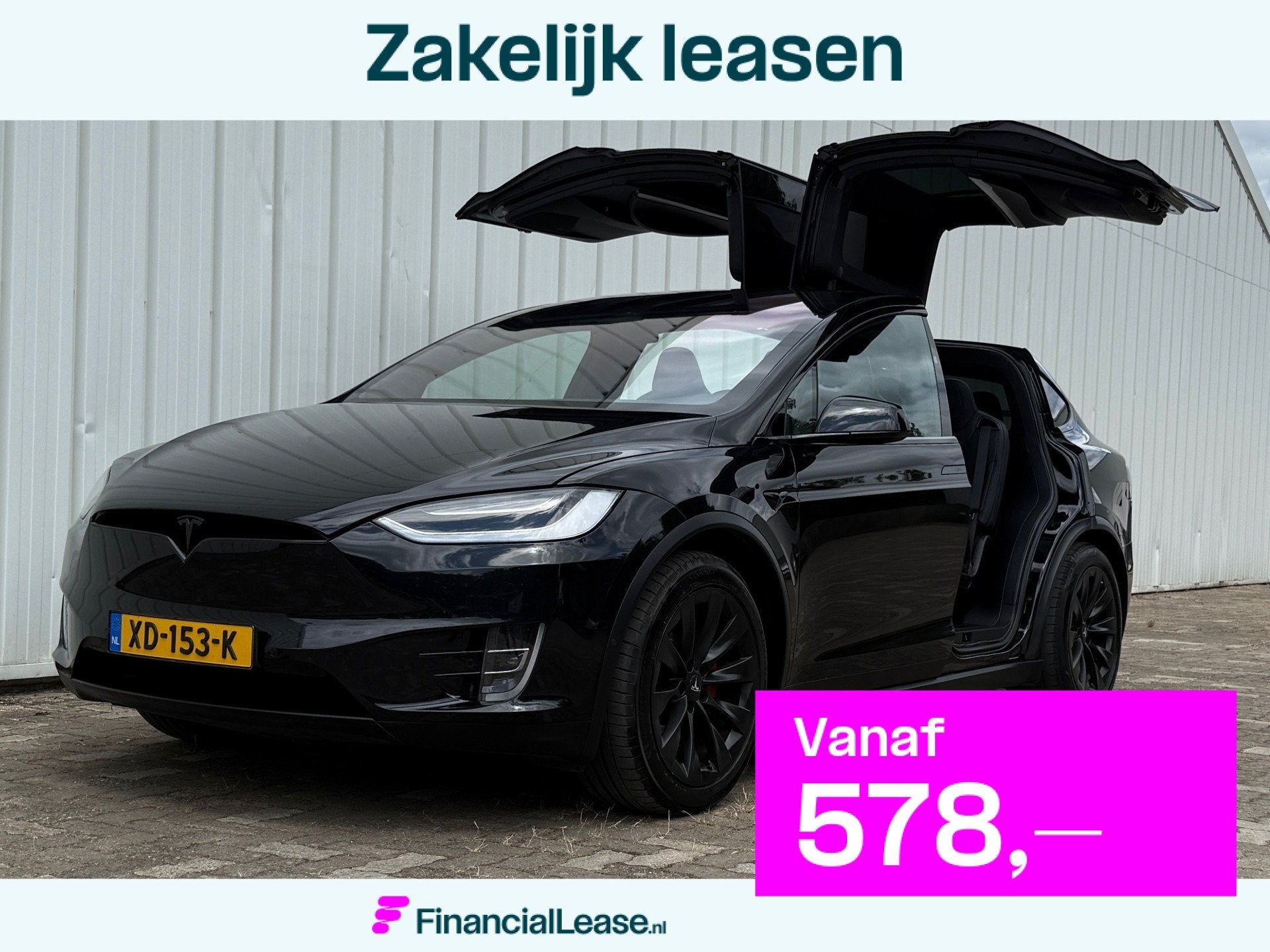Tesla Model X 100D 7p. Dual Motor FSD MCU2 HW3.0, Automaat, Model X, Gebruikt, 2433 kg