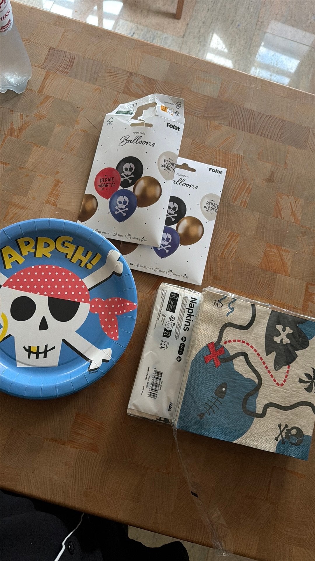Piraten feest/versiering, Ophalen of Verzenden, Zo goed als nieuw, Versiering, Verjaardag