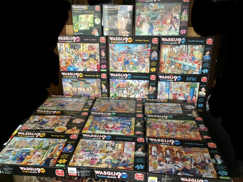 Wasgij puzzels zgan en nieuw zijn uiteraard compleet, Ophalen, 500 t/m 1500 stukjes, Zo goed als nieuw, Legpuzzel