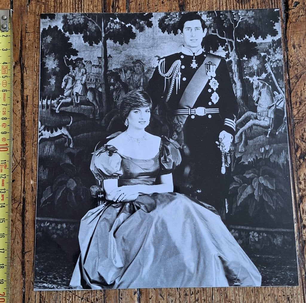 Embargo foto huwelijk Prins Charles en Lady Diana, Verzamelen, 1980 tot heden, Foto, Ophalen of Verzenden, Zo goed als nieuw