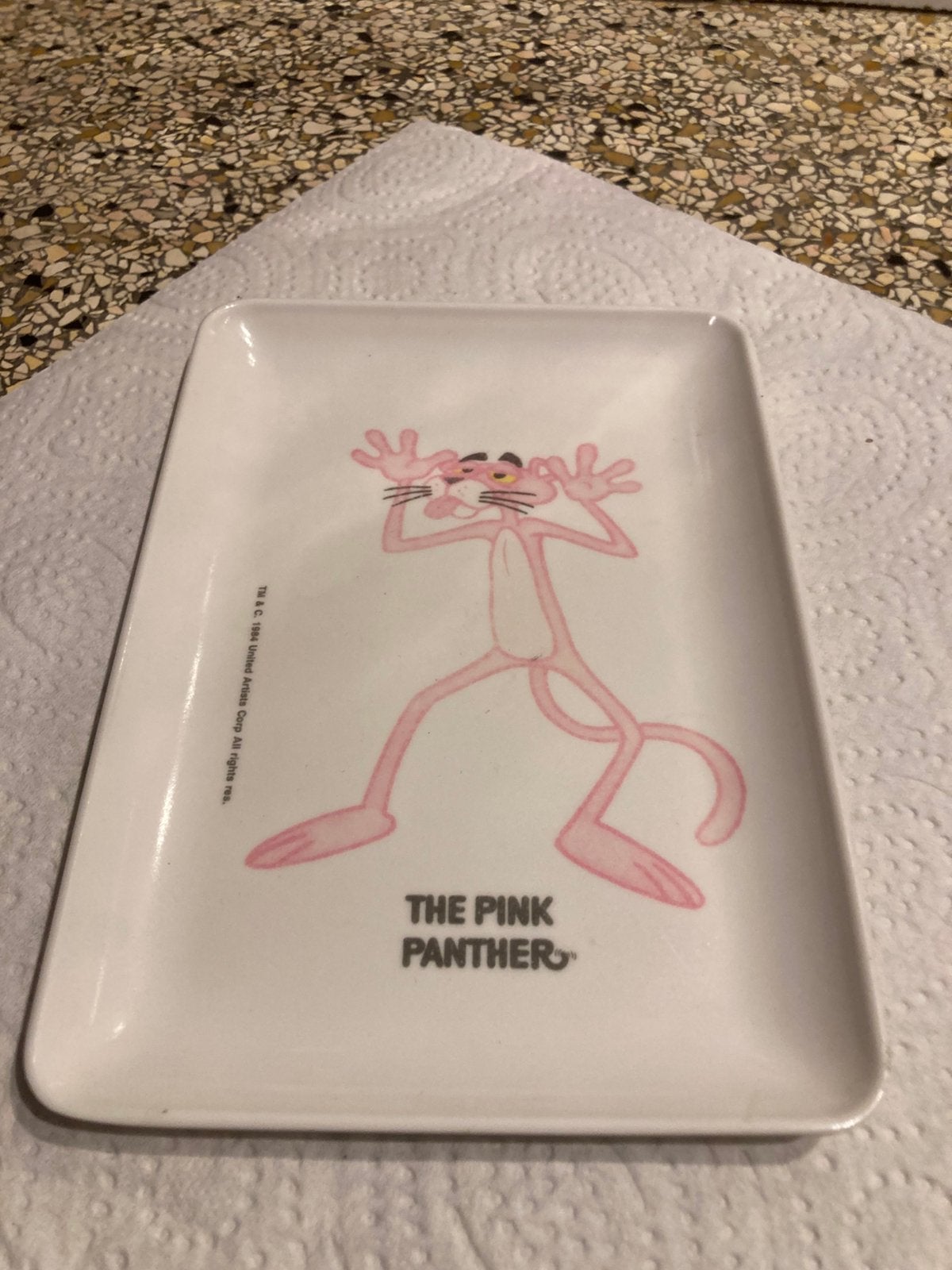 Schaaltje Pink panter, Ophalen of Verzenden